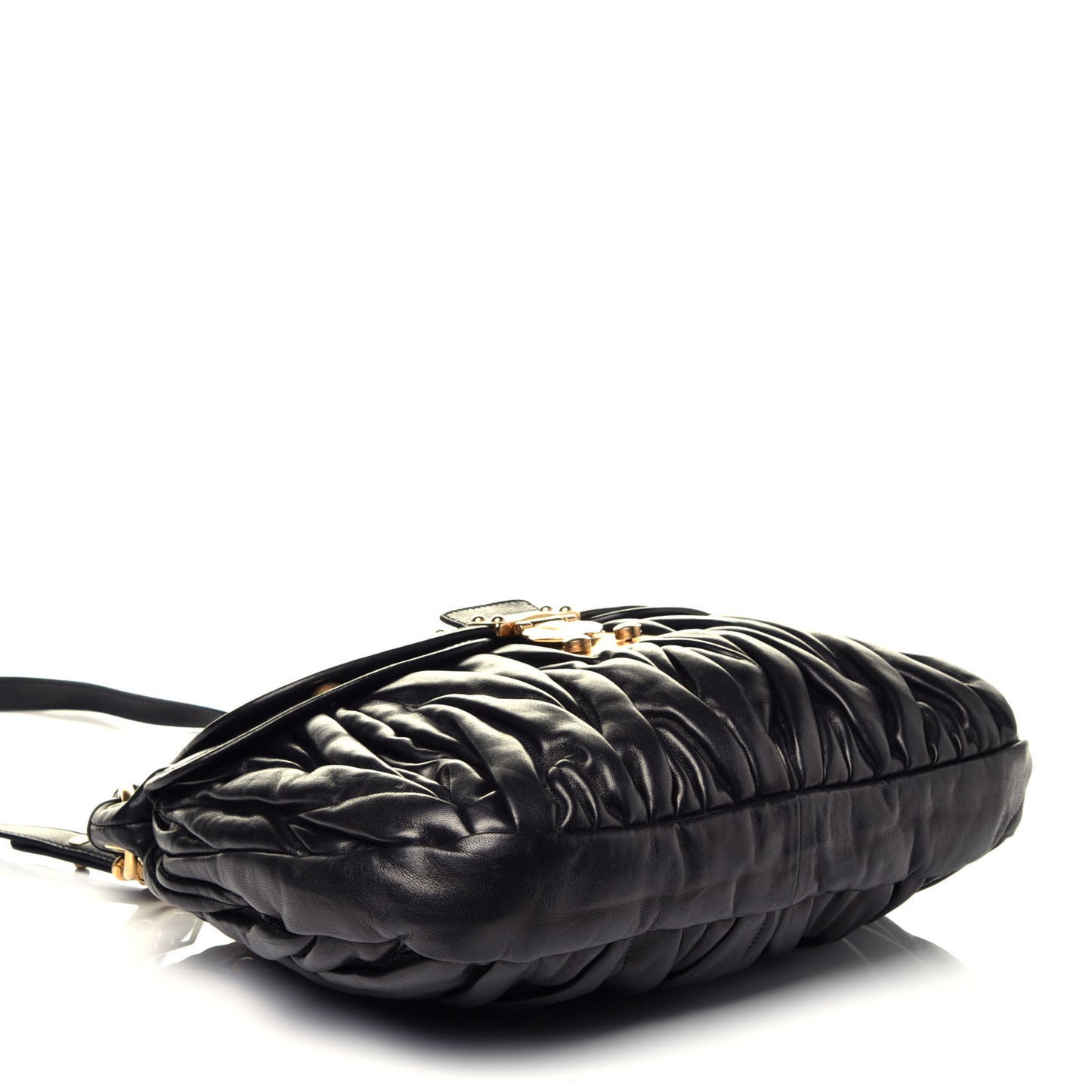 Nappa Matelasse Coffer Hobo Black
