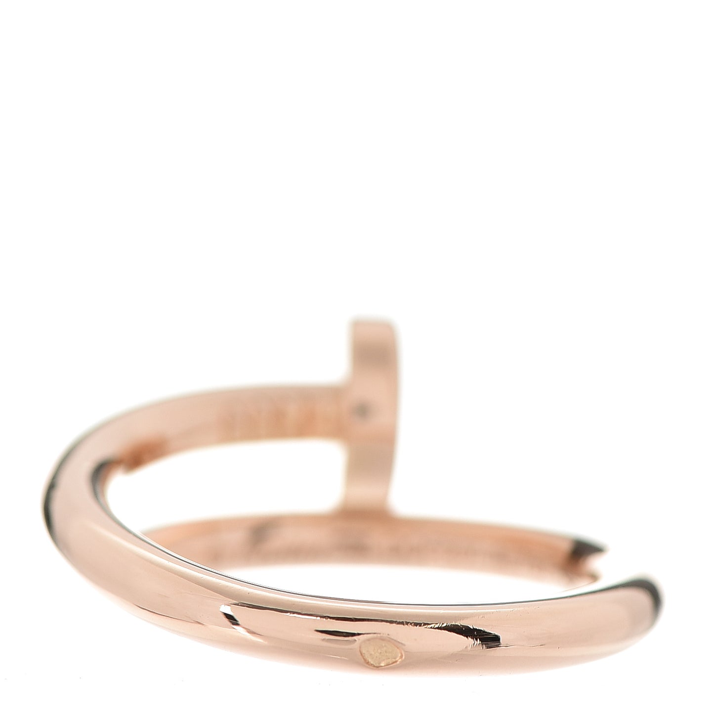 18K Pink Gold Juste Un Clou Ring 55 7.25