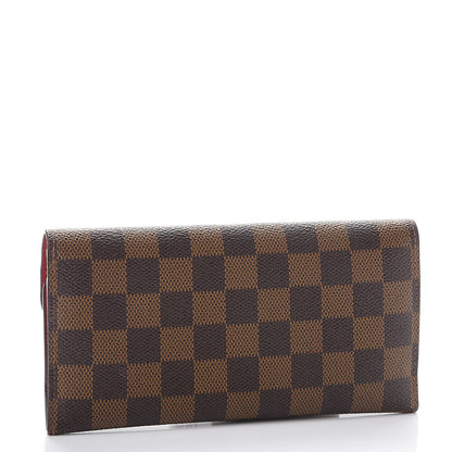 Louis Vuitton Damier Ebene Josephine Wallet Red 3 of 11