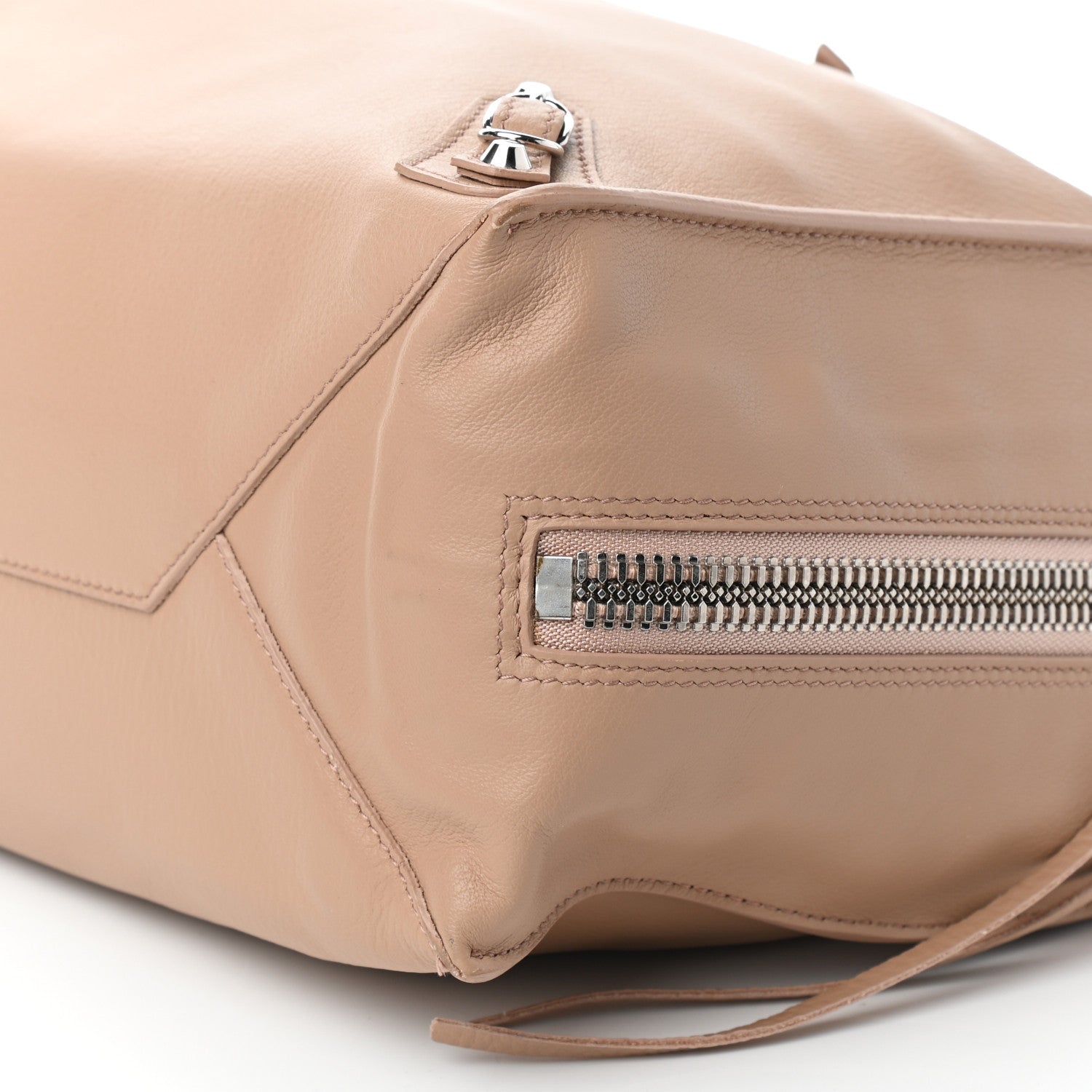 Balenciaga Veau Papier B4 Zip Around Tote Rose Des Sables 9 of 9