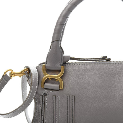 Chloe Calfskin Small Marcie Satchel Cashmere Grey 10 of 11