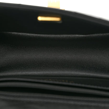 Chanel Aged Calfskin Chevron Quilted 2.55 Reissue Mini Flap Black 5 of 11