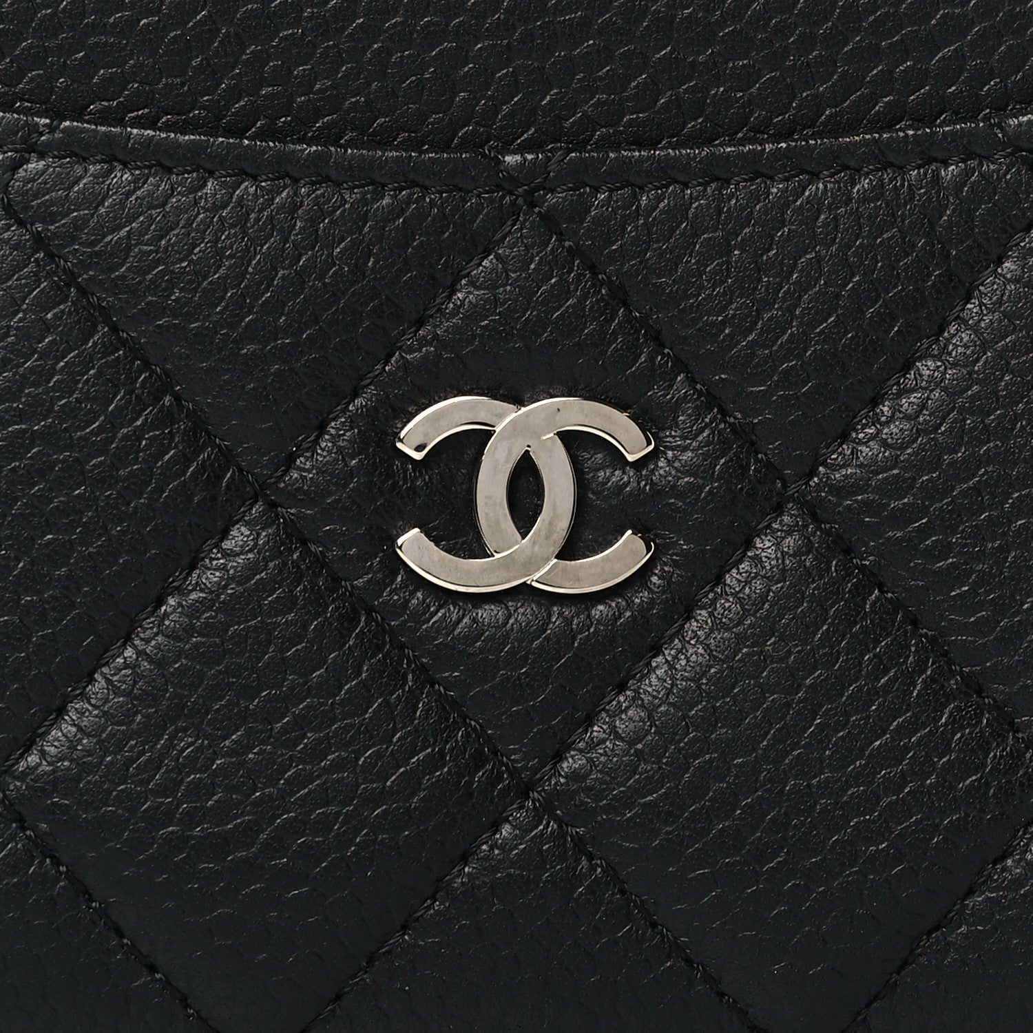Chanel Caviar Quilted Card Holder Black 9 of 9