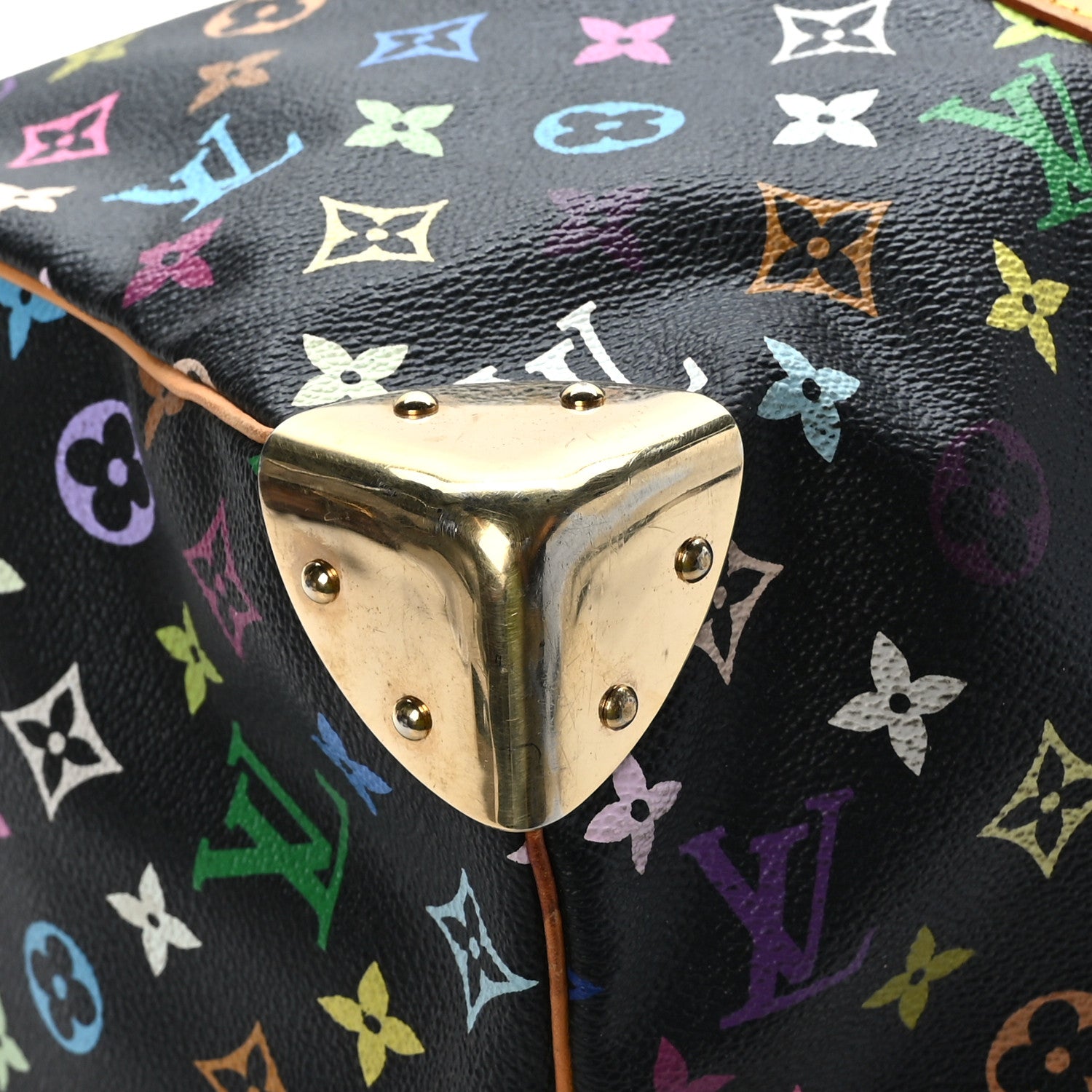 Louis Vuitton Monogram Multicolor Keepall 45 Black 7 of 12