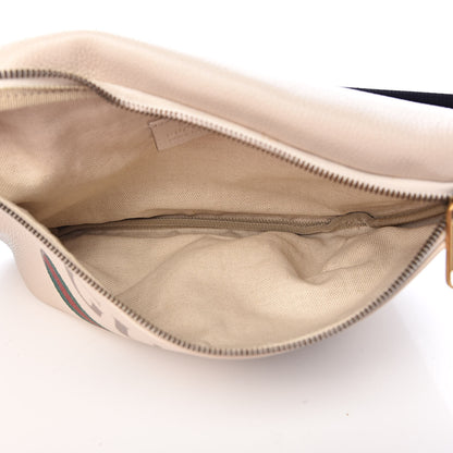 Gucci Grained Calfskin Logo Belt Bag White 5 of 10