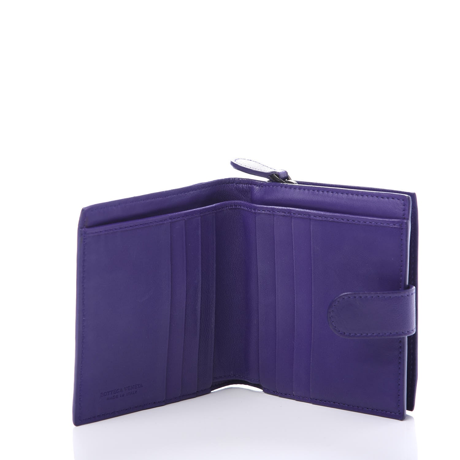 Bottega Veneta Nappa Intrecciato Mini Wallet Anemone 5 of 6
