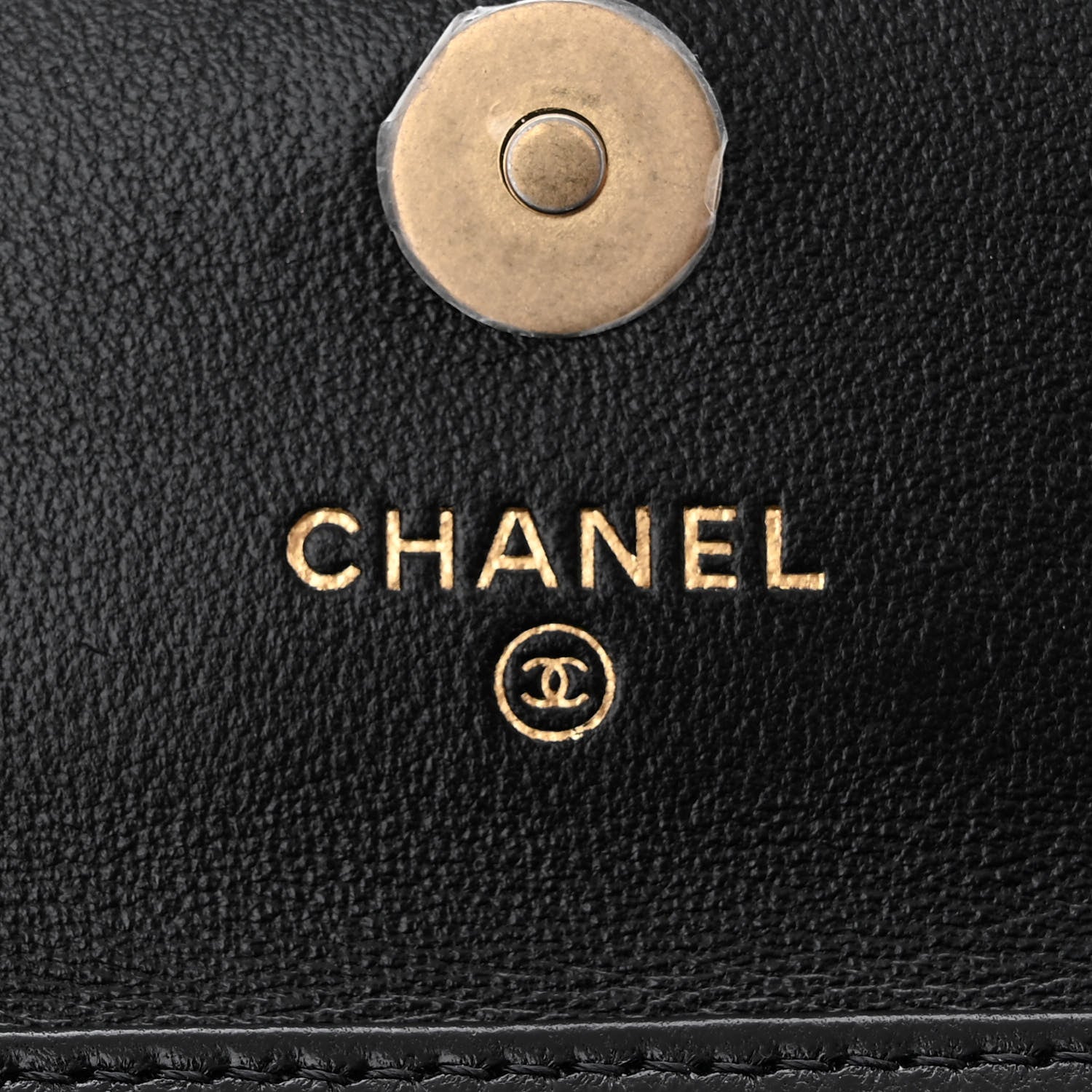 Chanel Lambskin Quilted Maxi Pearl Clutch With Chain Black 6 of 12