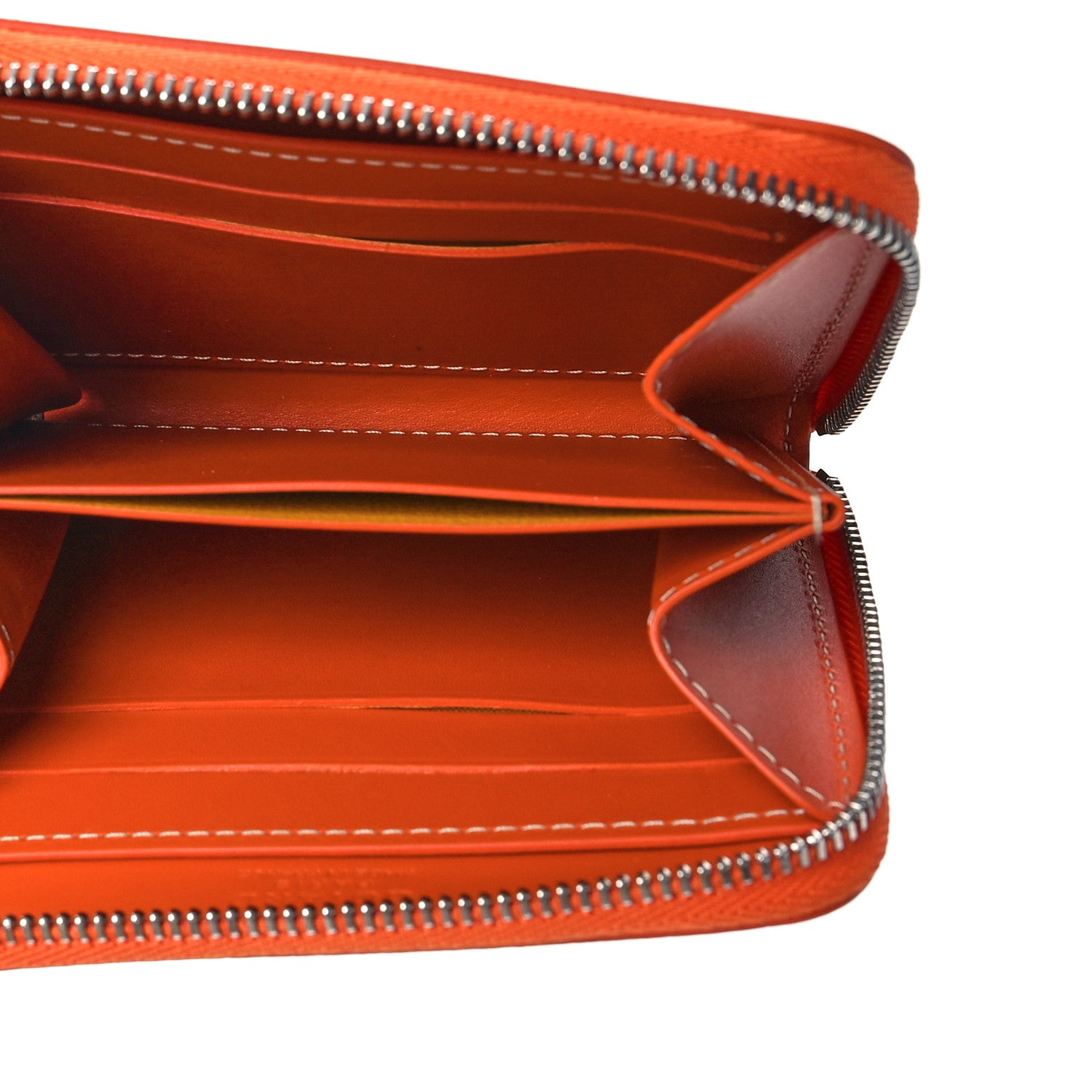 Goyard Goyardine Matignon PM Wallet Orange 5 of 9