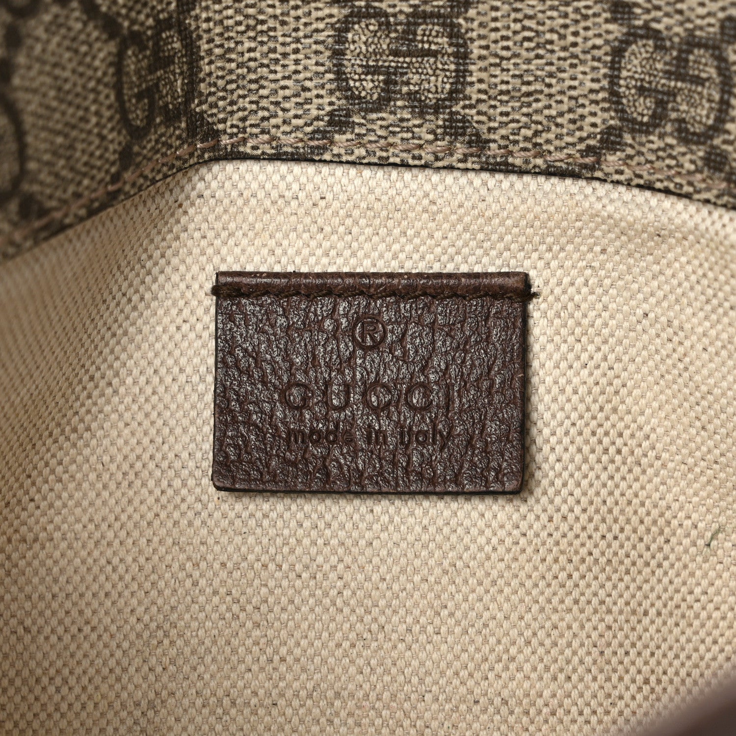 Gucci GG Supreme Monogram Neo Vintage Web Belt Bag Brown 6 of 9