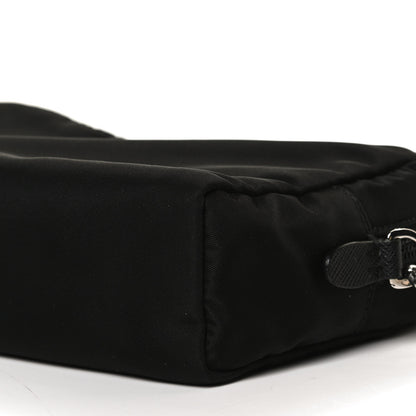 Prada Tessuto Nylon Saffiano Wristlet Black 11 of 14