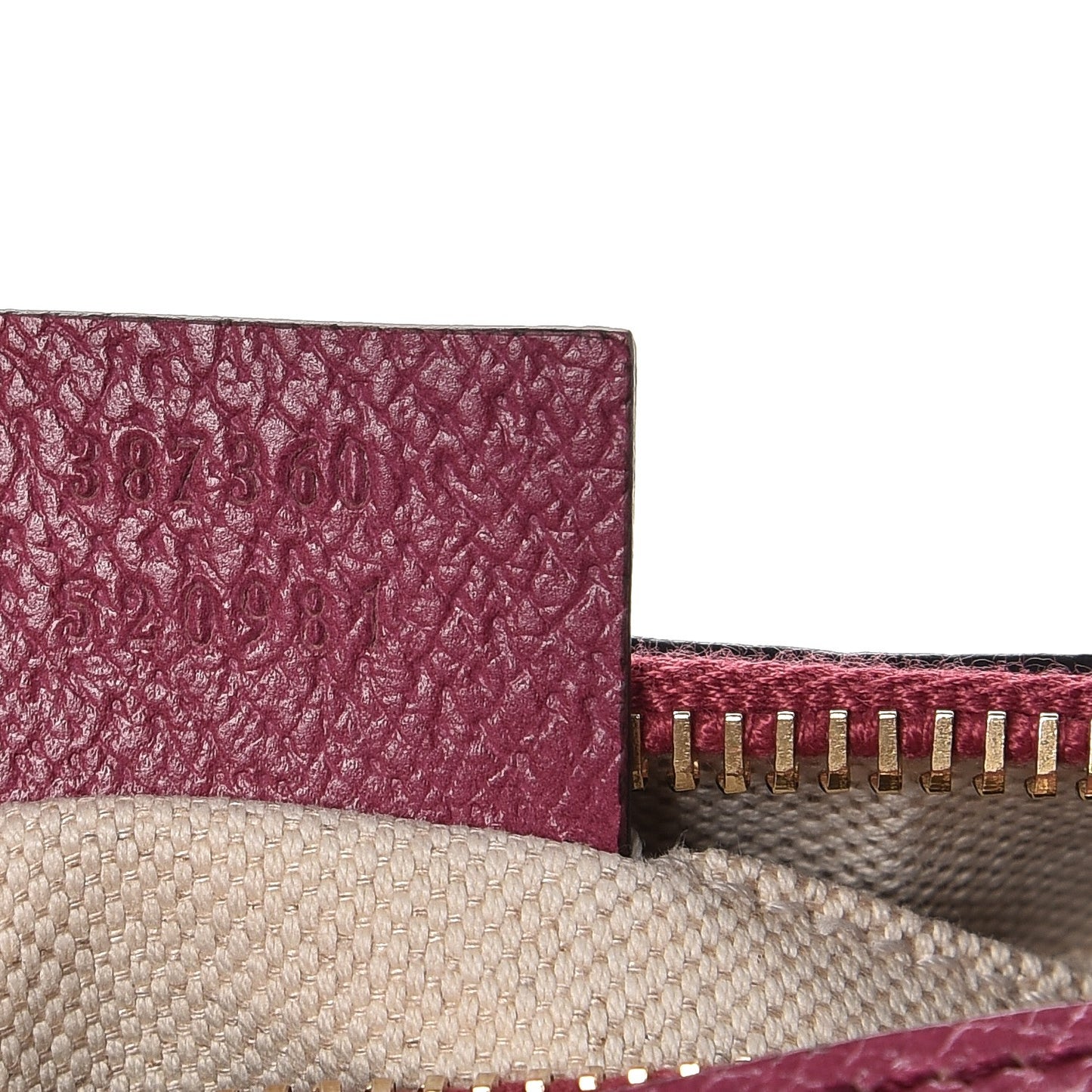 Monogram Textured Calfskin Mini Bree Messenger Bag Beige Ebony Peonia Flower