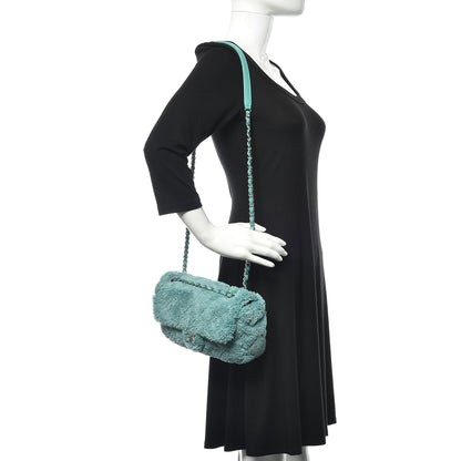 Chanel Lambskin Calfskin Mixed Fibers Quilted Medium Flap Green 2 of 12