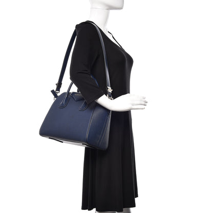 Givenchy Grained Calfskin Small Antigona Night Blue 2 of 10