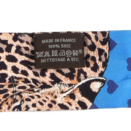Hermes Silk Jungle Love Love Twilly Bleu Gitane Gris Bleuete 4 of 4