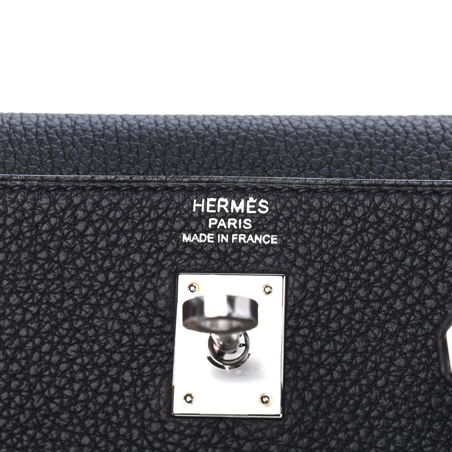 Hermes Togo Kelly Retourne 25 Black 5 of 9