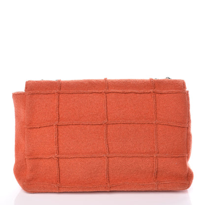Chanel Wool Patchwork Mademoiselle Jumbo Flap Orange 5 of 20