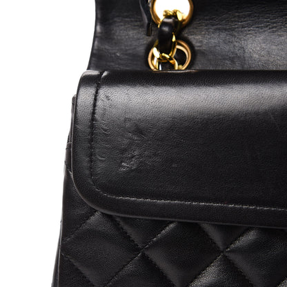 Chanel Lambskin Quilted Small Double Flap Black 14 of 17