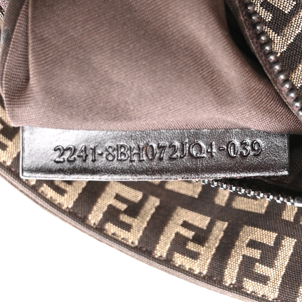 Fendi Zucchino Small Tote Brown 7 of 11