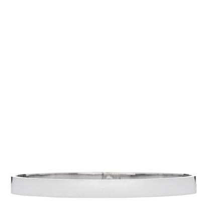 Hermes 18K White Gold Diamond PM Kelly Pave Bracelet ST 2 of 4