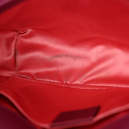 Gucci Velvet Matelasse Mini GG Marmont Shoulder Bag Fuchsia Violet Cyclamen 11 of 11