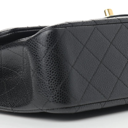 Chanel Caviar Quilted Medium Double Flap Black 8 of 15