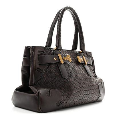 Bottega Veneta Nappa Intrecciato Shoulder Bag Moro 3 of 15