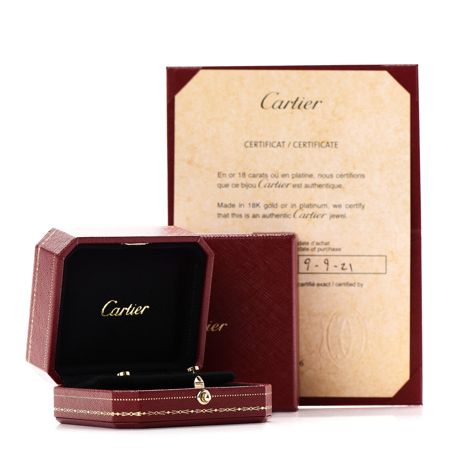 18K Yellow Gold LOVE Earrings