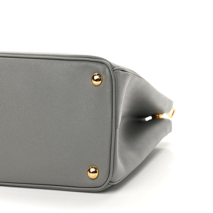 Prada Saffiano Lux Medium Galleria Double Zip Tote Ardesia 10 of 12