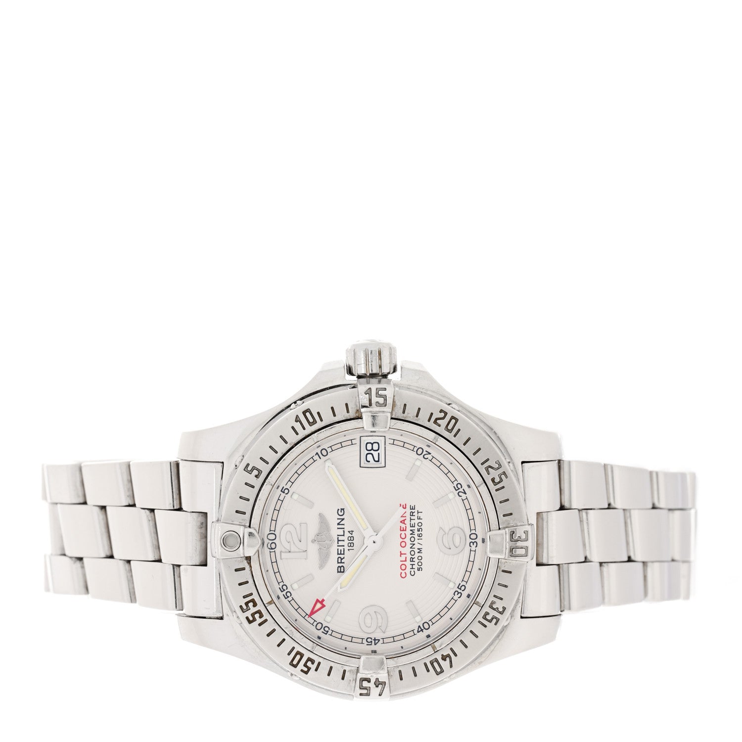 Breitling Stainless Steel 33mm Colt Oceane Quartz Watch A77380 2 of 5