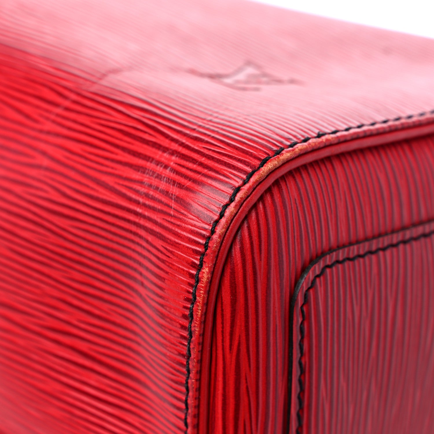 Louis Vuitton Epi Speedy 35 Castillan Red 12 of 22