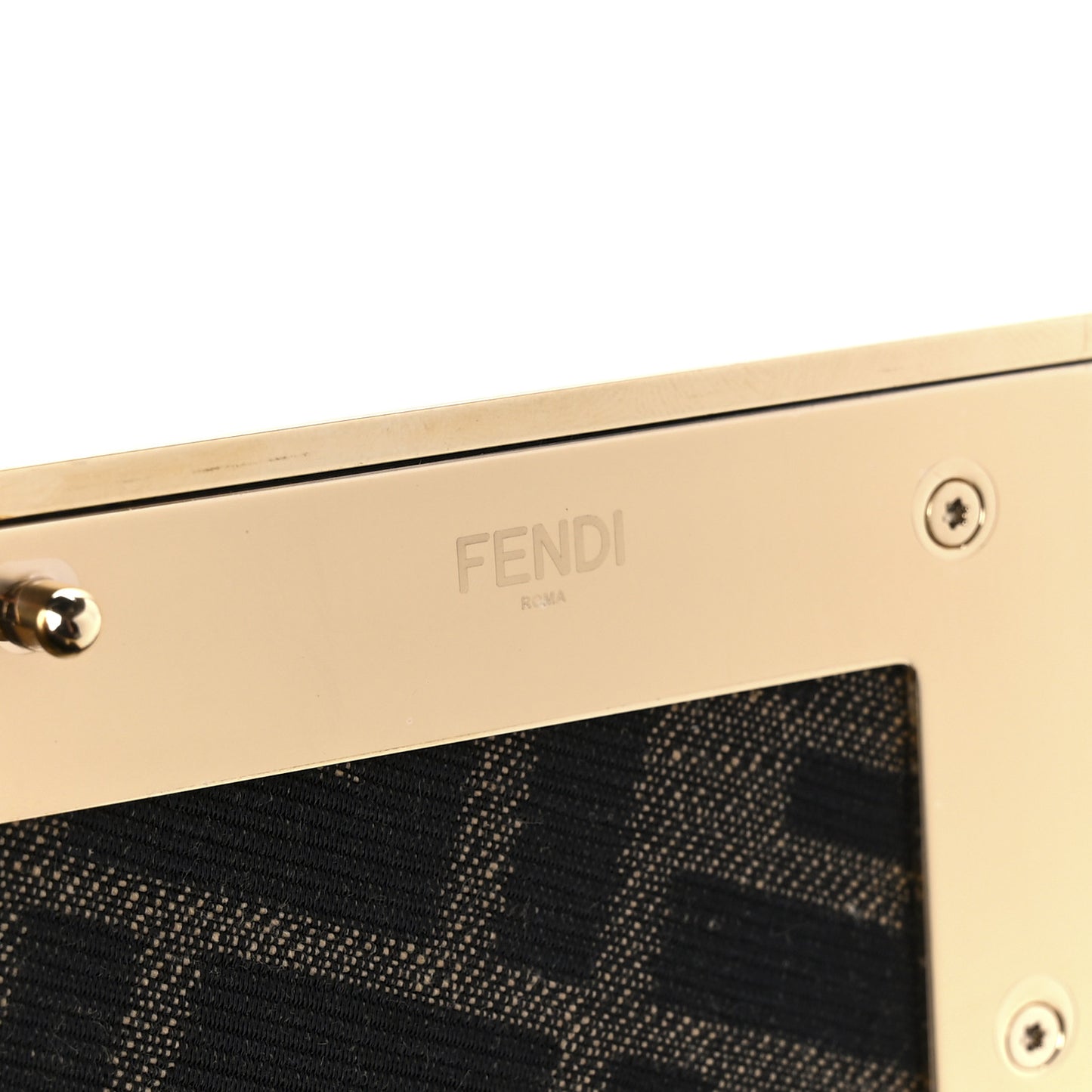 Shiny Nappa Small Fendi First Caramello