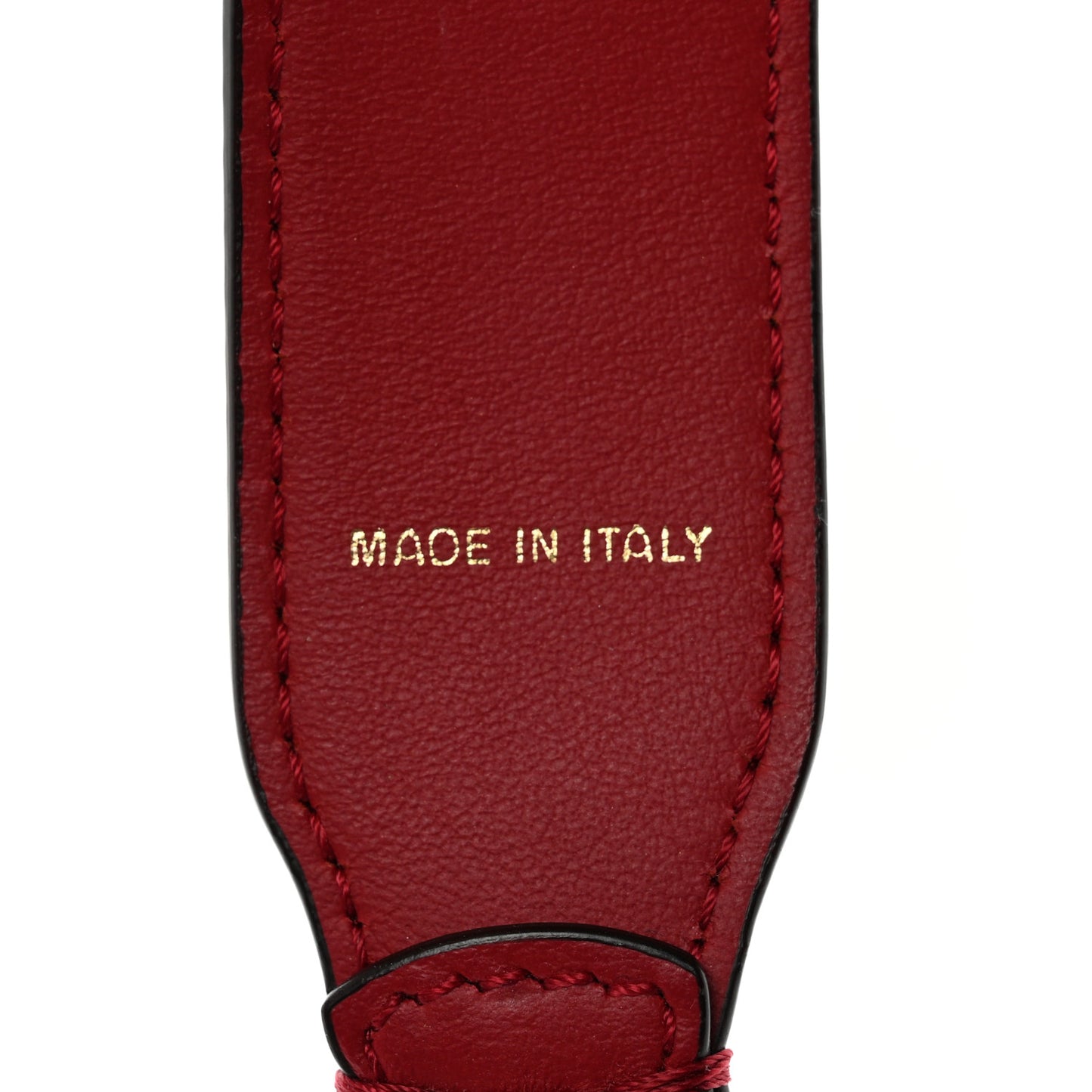 Calfskin Adjustable Strap You Red