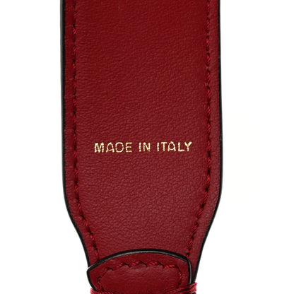 Fendi Calfskin Adjustable Strap You Red 5 of 9