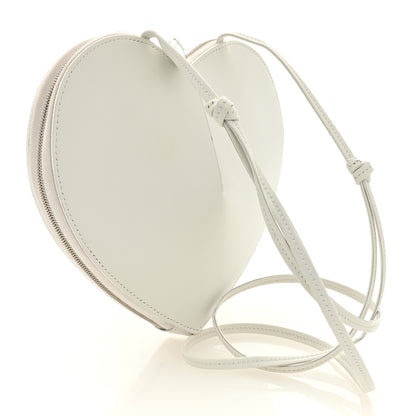 Alaia Calfskin Le Coeur Bag Optic White 3 of 8