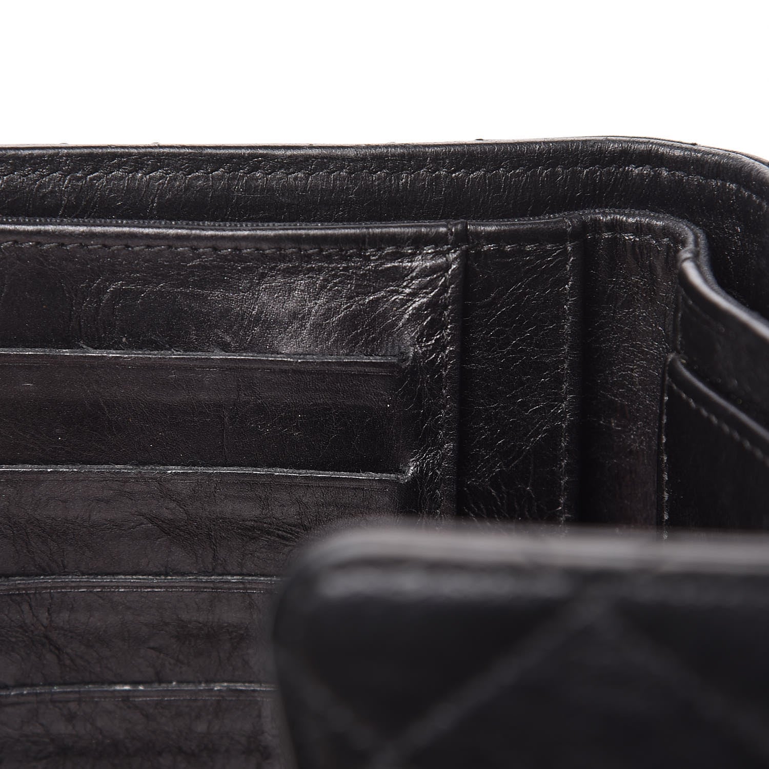 Chanel Metallic Aged Calfskin Quilted Reissue Long Flap Wallet So Black 10 of 12