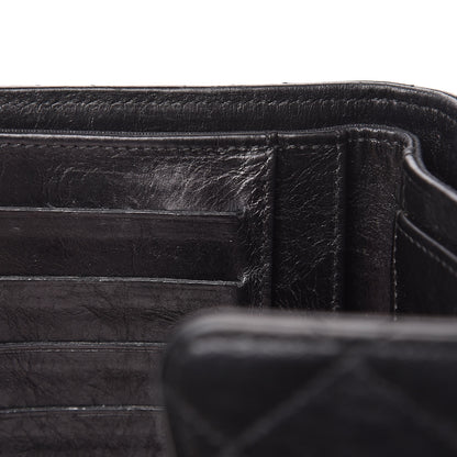 Chanel Metallic Aged Calfskin Quilted Reissue Long Flap Wallet So Black 10 of 12