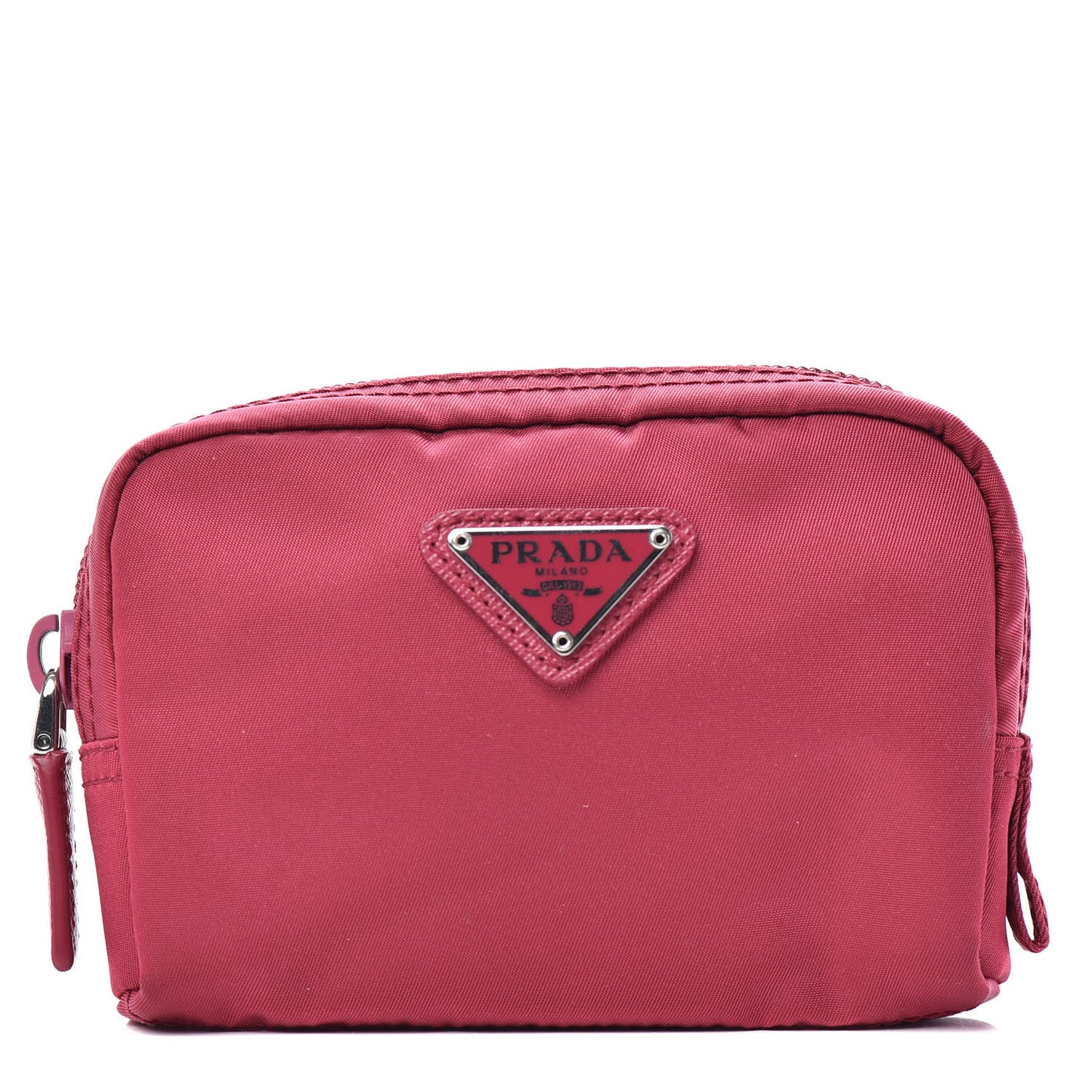 Tessuto Nylon Vela Cosmetic Pouch Ibisco