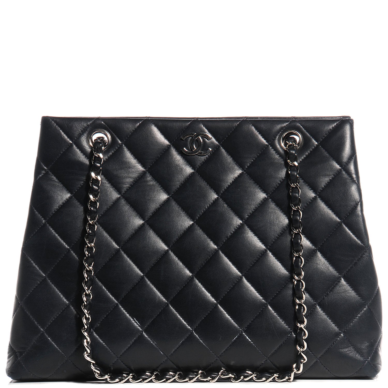 Chanel Lambskin Quilted Shoulder Bag Black 1 of 7