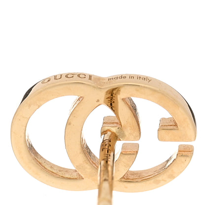 Gucci 18K Yellow Gold GG Tissue Stud Earrings 4 of 5