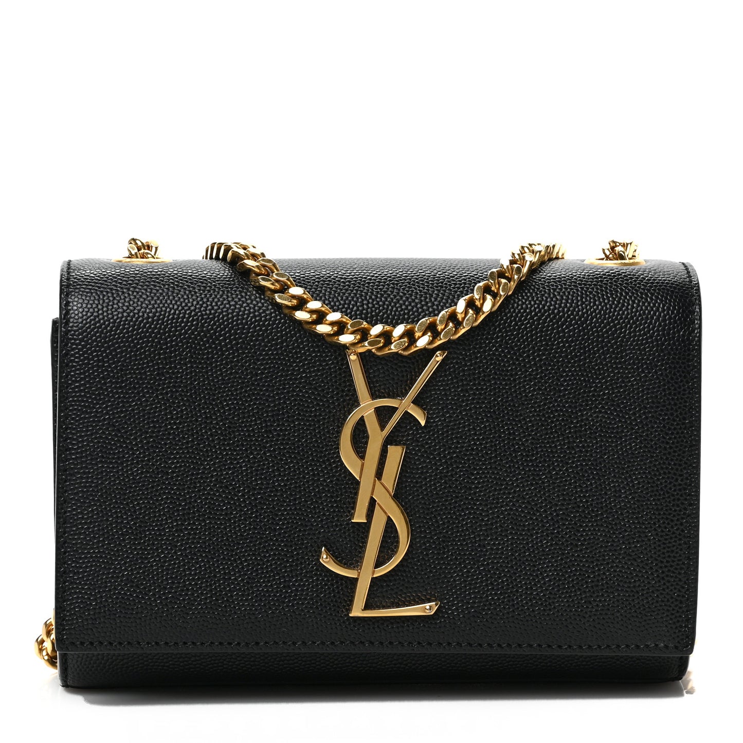 Grain De Poudre Small Monogram Kate Satchel Black
