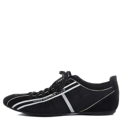 Louis Vuitton Canvas Suede Impulsion Sneaker 9.5 Black 1 of 8