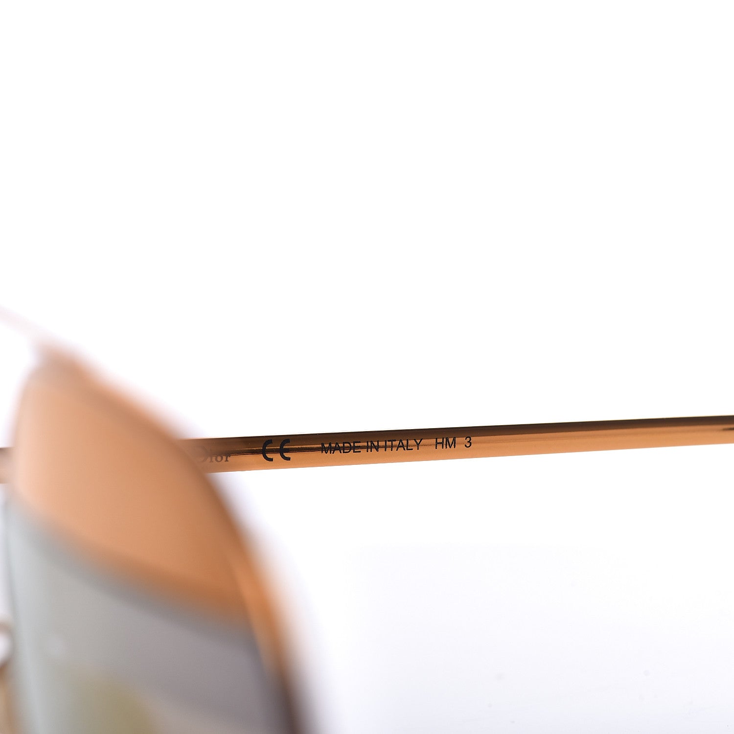 Christian Dior Split 1 Aviator Sunglasses Gold 5 of 6