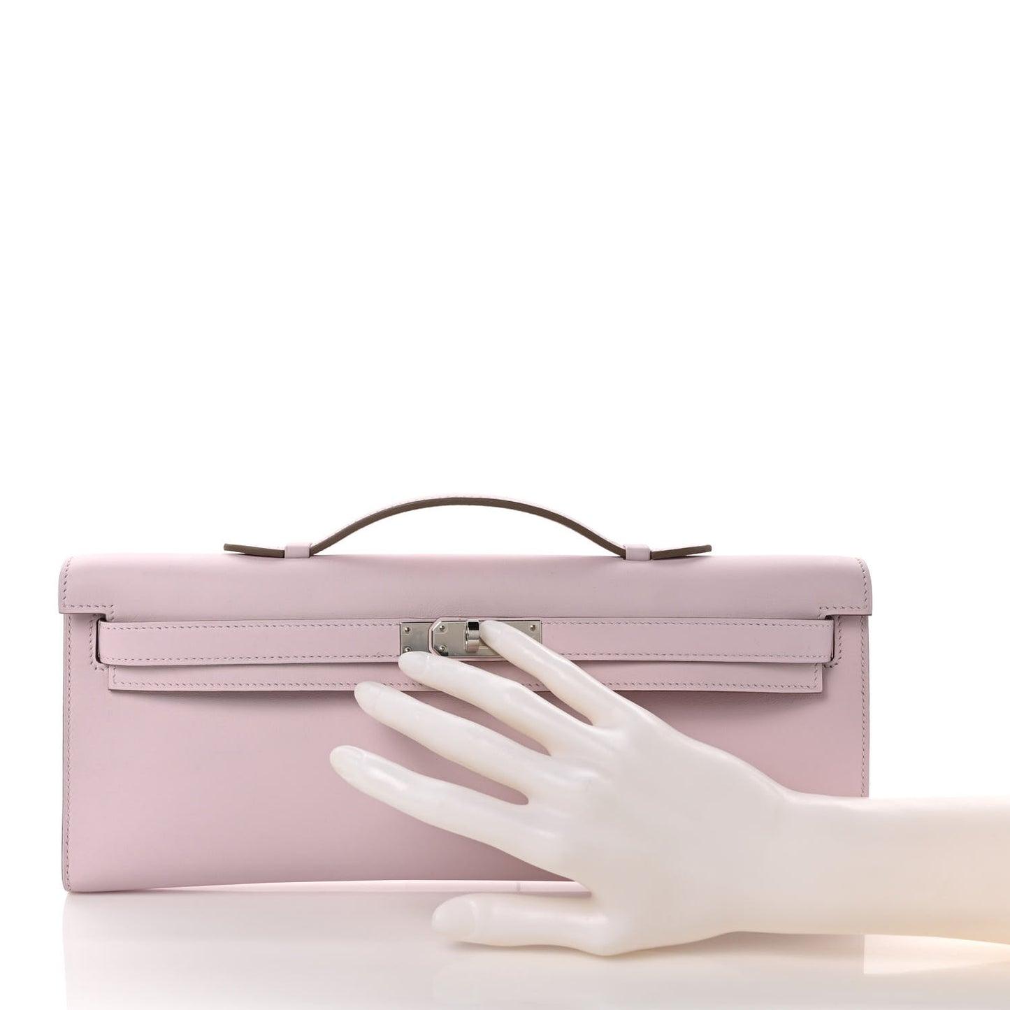 Swift Kelly Cut Clutch Pochette Mauve Pale