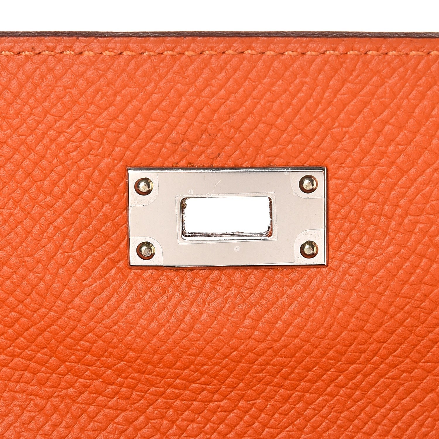 Hermes Epsom Kelly Longue Wallet Orange 8 of 9