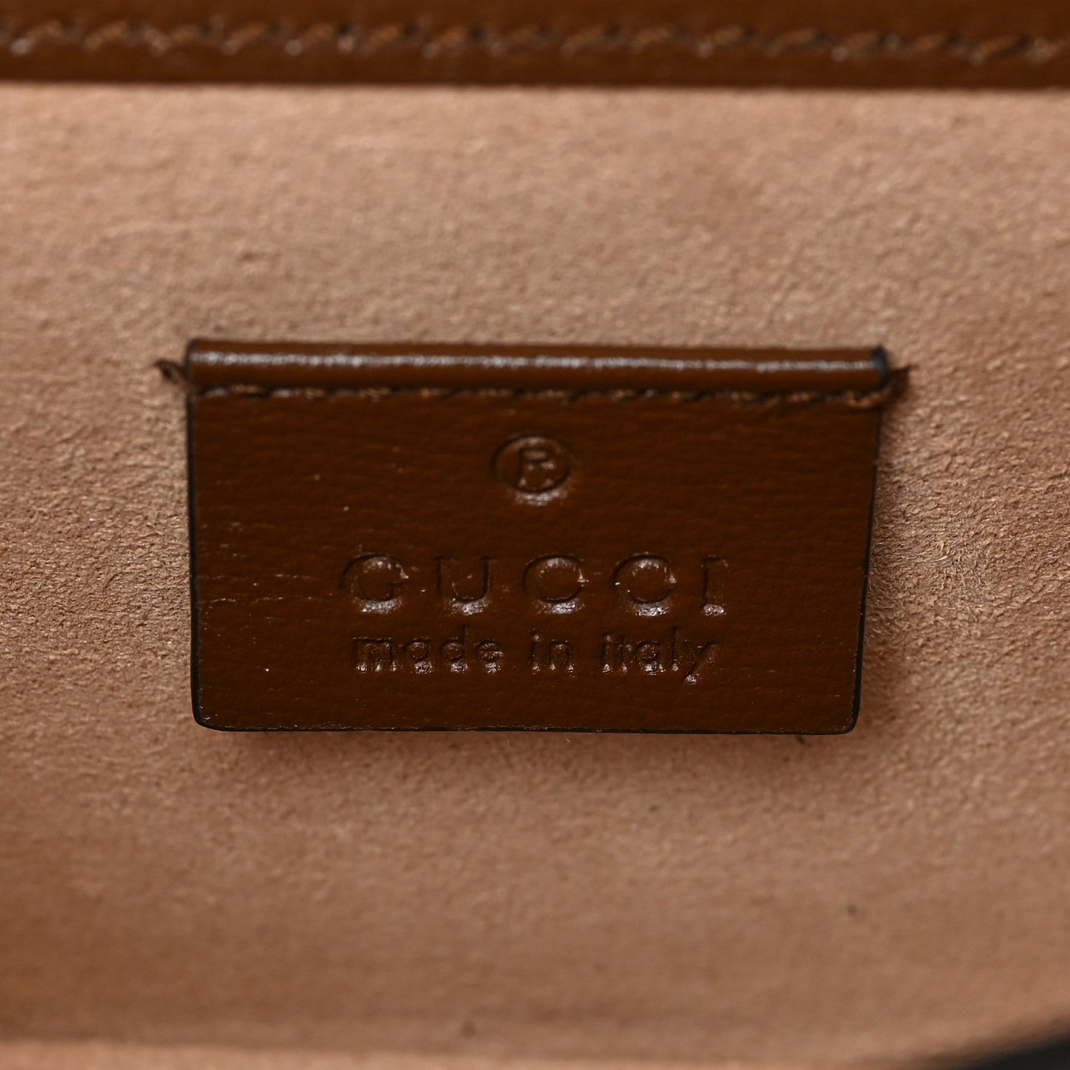 Gucci GG Supreme Monogram Mini Horsebit 1955 Shoulder Bag Beige Brown Sugar 7 of 8