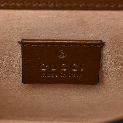 Gucci GG Supreme Monogram Mini Horsebit 1955 Shoulder Bag Beige Brown Sugar 7 of 8