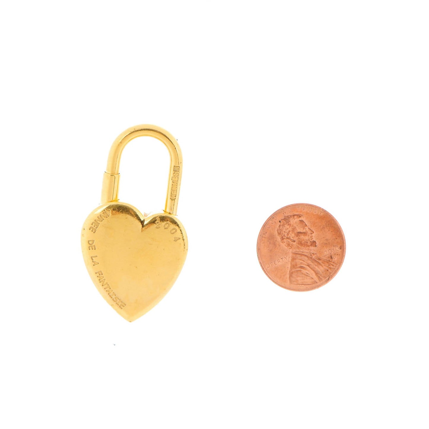 Annee De La Fantaisie Heart Cadena Lock Gold