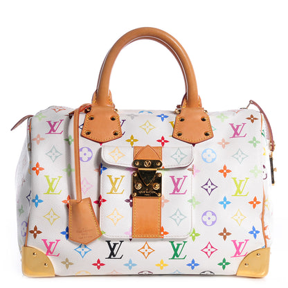 Louis Vuitton Monogram Multicolor Speedy 30 White 1 of 7