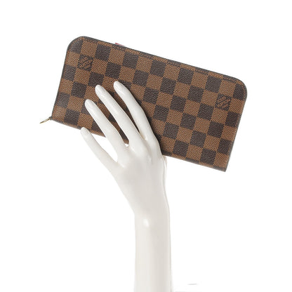 Louis Vuitton Damier Ebene Insolite Wallet Red 2 of 8