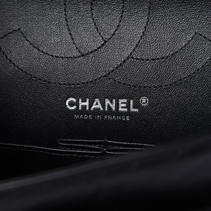 Chanel Aged Calfskin Chevron Quilted 2.55 Reissue 225 Flap So Black 8 of 10